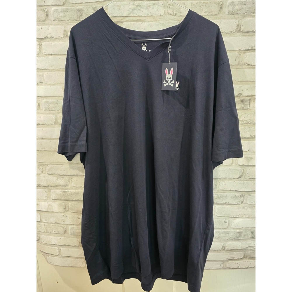 Psycho Bunny Classic Polo Navy Blue Men's Big and Tall Shirt B9K001ARPC 3XL
